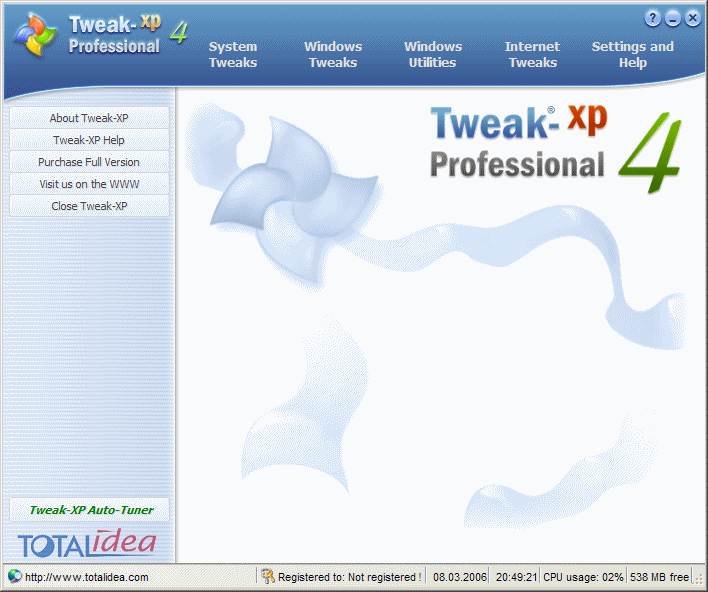 TweakXP Pro 4.0.11