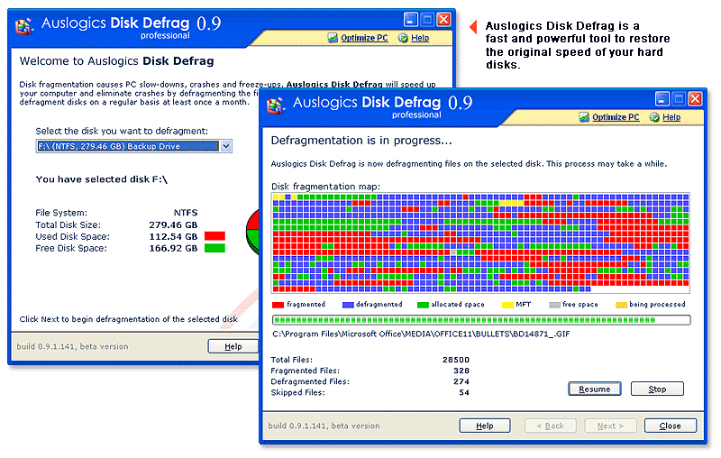 Auslogics Disk Defrag Free 11.0.0.0