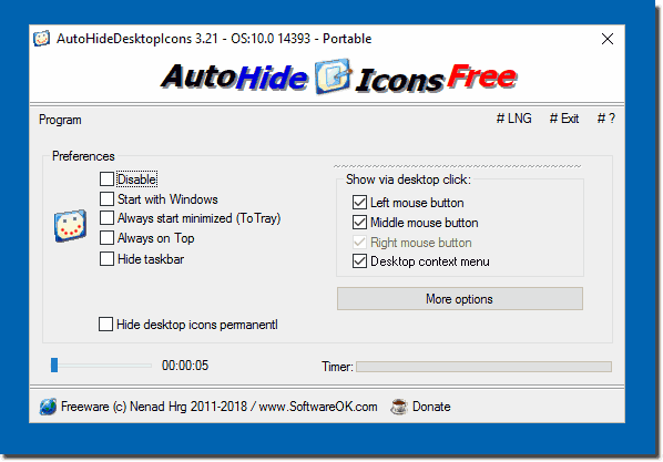 AutoHideDesktopIcons 5.05