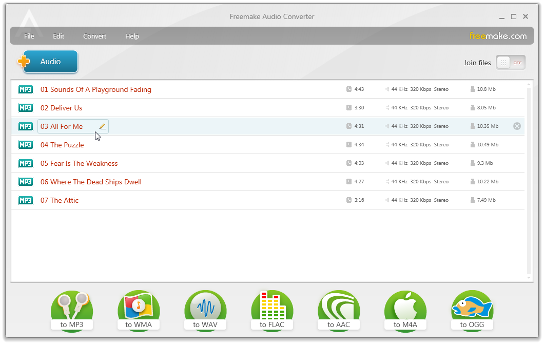 Freemake Audio Converter 1.1.9.4