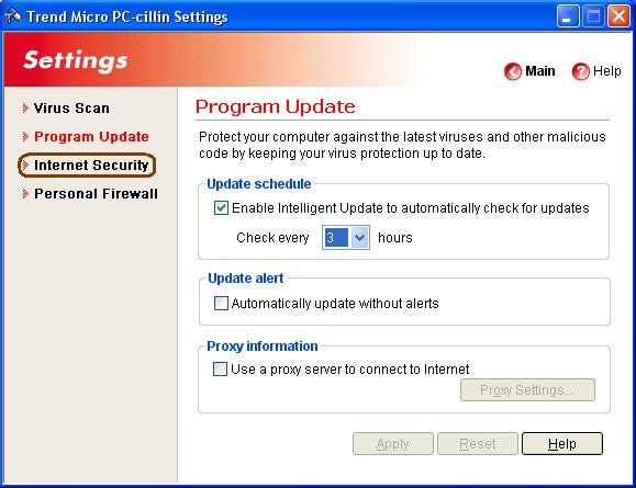 Trend Micro PC-Cillin Internet Security 2008 16 Build 1412