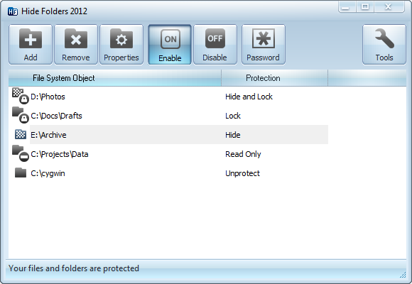 Hide Folders 2012 4.2