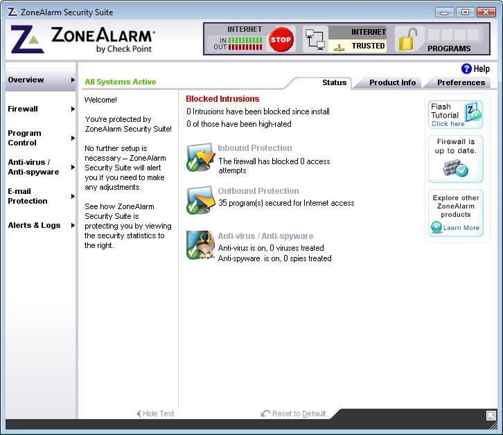 ZoneAlarm Free Antivirus + Firewall 15.8.200.19118