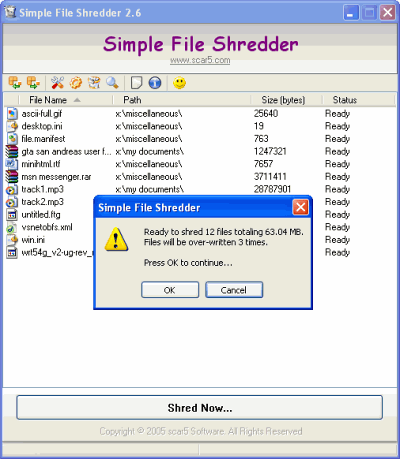 Simple File Shredder 3.2