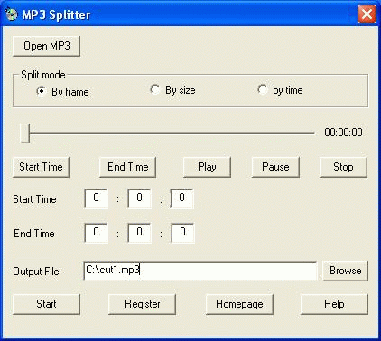 MP3 Splitter 3.1