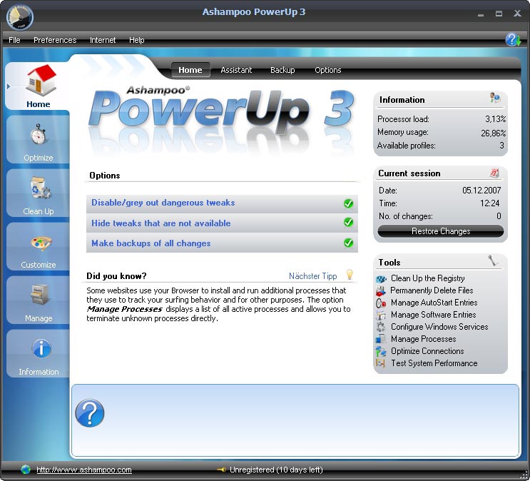 Ashampoo PowerUp 3.23