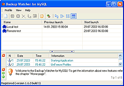 Backup Watcher for MySQL 1.9.8.0