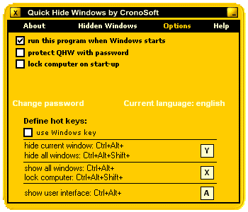 Quick Hide Windows 1.8.7