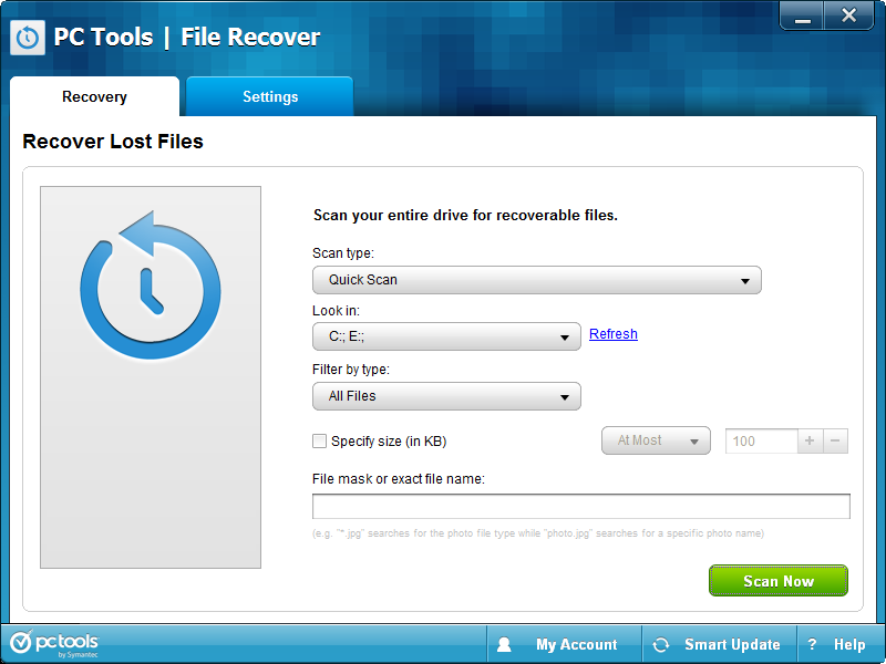 PC Tools File Recover 9.0.1
