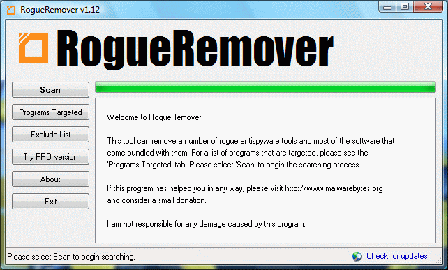 RogueRemover Free 1.22