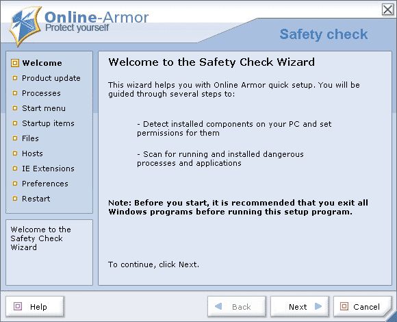 Online Armor Free 5.5.0.1557