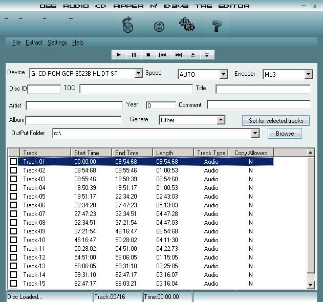 CD Ripper and Tag Editor 2.2