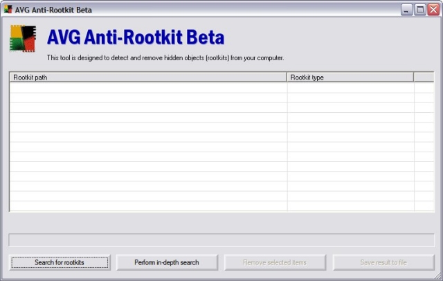 AVG Anti-Rootkit