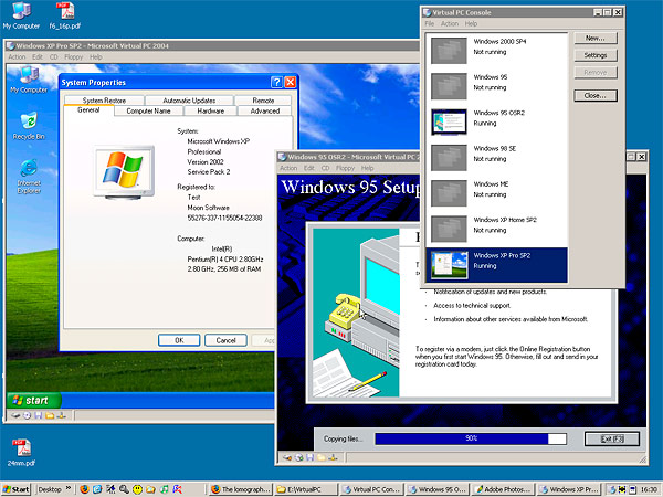 Microsoft Virtual PC 6.1.7600.16393
