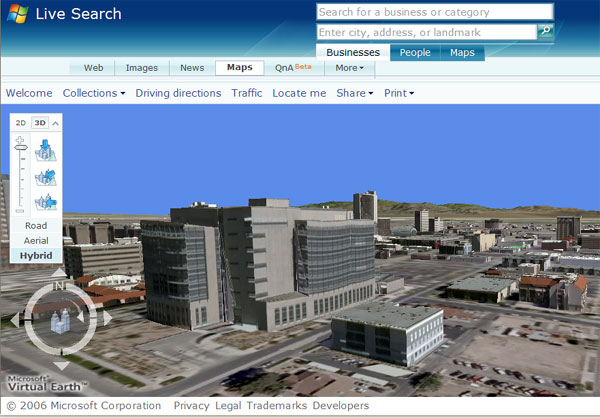 Microsoft Bing Maps 3D 4.0.1003.8008