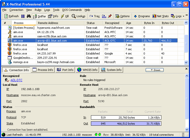 X-NetStat Pro 5.56 Beta