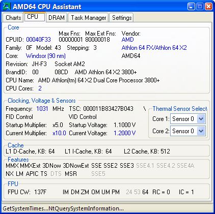 AMD64 CPU Assistant 0.10.0.355