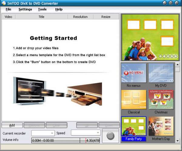 ImTOO DivX to DVD Converter 2.0.12.0720