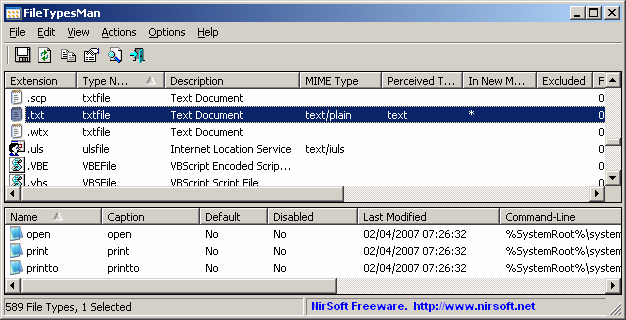 FileTypesMan 1.85