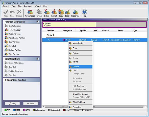 Partition Wizard Free 12.7