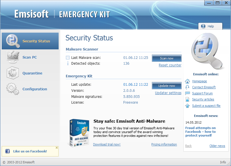 Emsisoft Emergency Kit 2022.12.1.11744