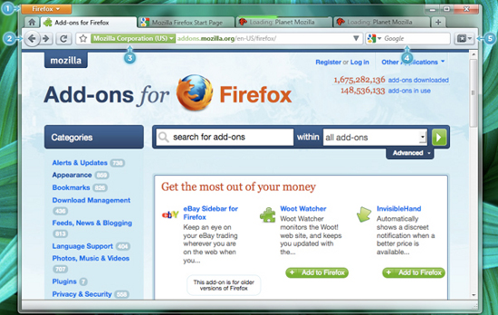 Mozilla Firefox for Linux 108.0.1