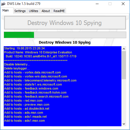 Destroy Windows Spying 1.6.716