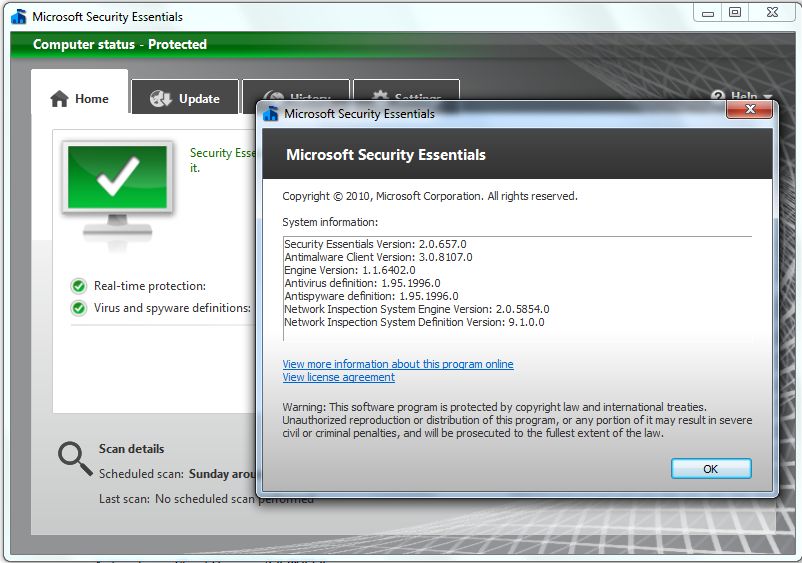 Microsoft Security Essentials (32-bit) 4.10.209.0