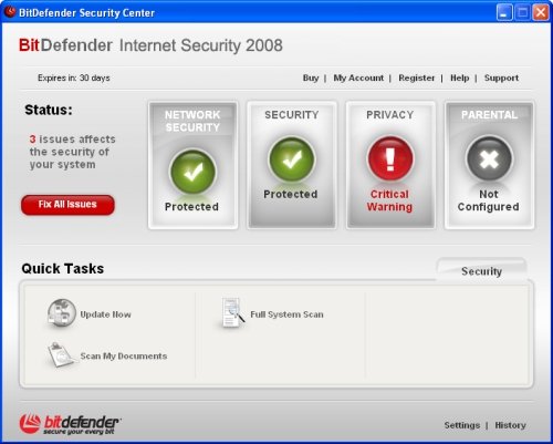 BitDefender Internet Security 26.0.21.78
