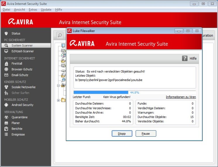 Avira Internet Security Suite 15.0.2107.2107