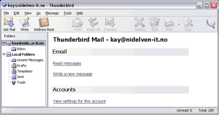 Mozilla Thunderbird 102.6.1 (64-bit)