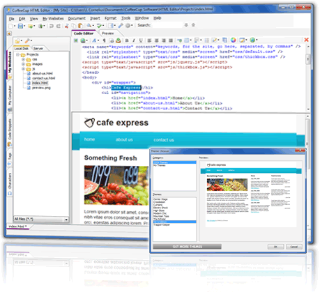 CoffeeCup HTML Editor 17.0