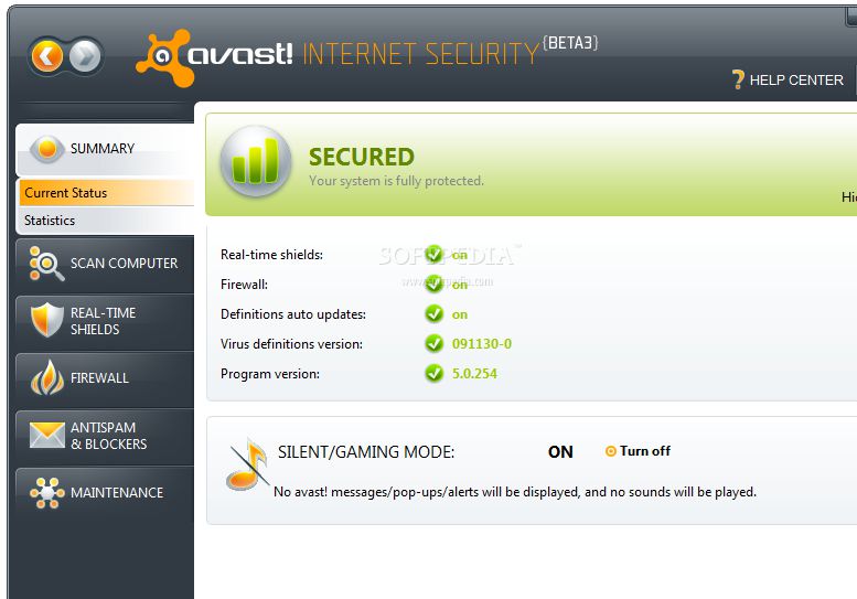 Avast Internet Security 20.7.2425